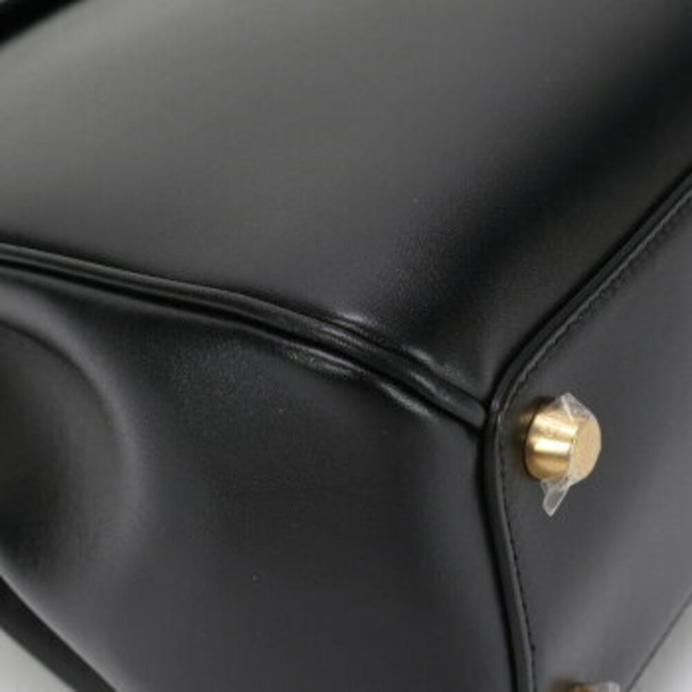 Celine Sze Leather Crossbody Bag Handbag Black - Picture 8 of 14